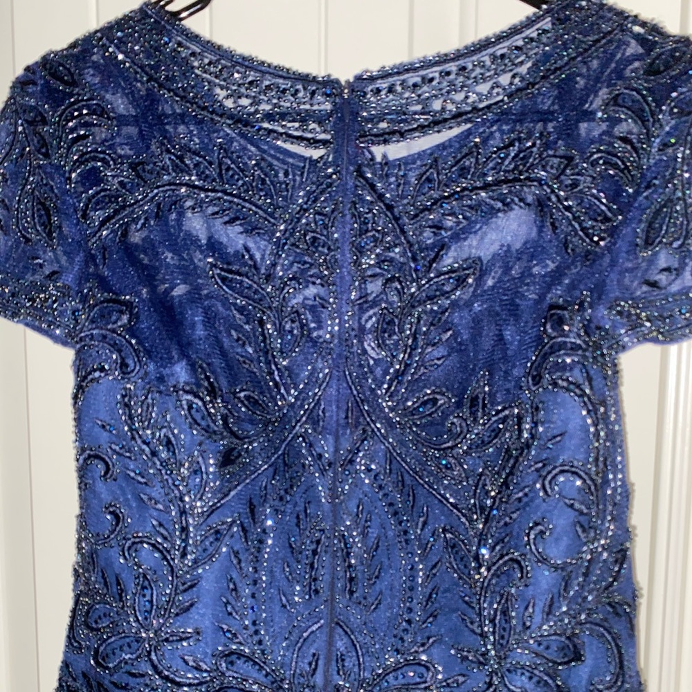 Formal Navy Blue Dress - Picture 3 of 10
